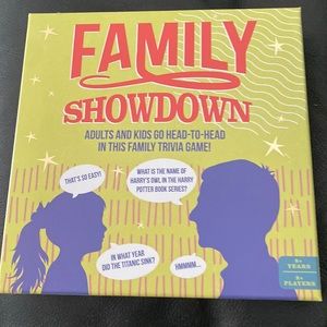 Family Showdown Adult and Kids Trivia Game